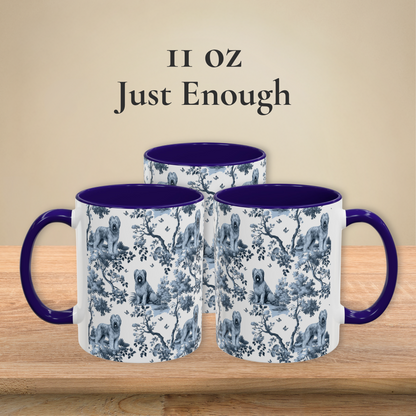 Briard Mug - Toile Pattern