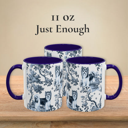 Biewer Terrier Mug - Toile Pattern
