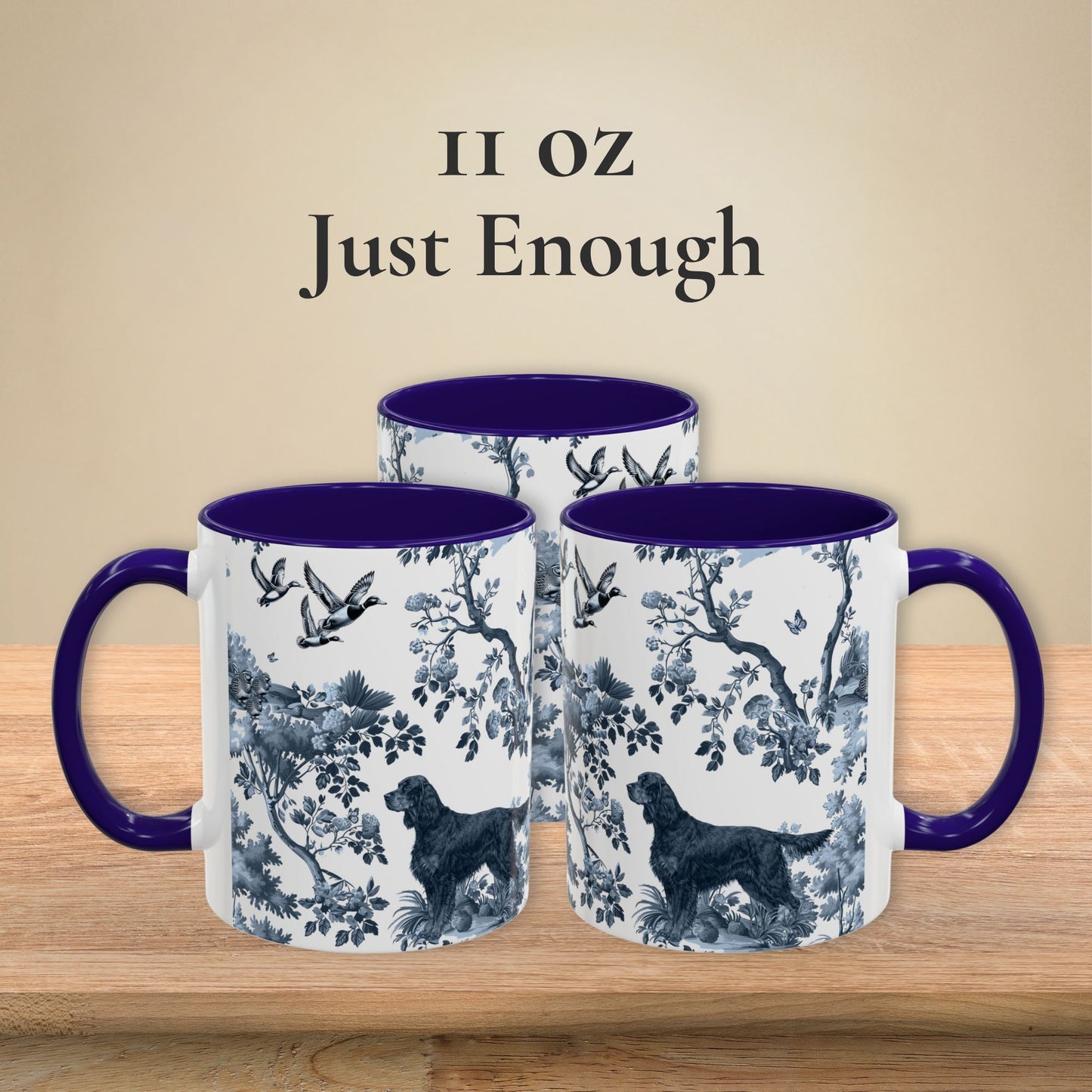 Gordon Setter Mug - Toile Pattern