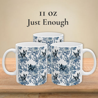 Australian Cattle Dog Toile Mug