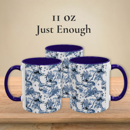 Whippet Toile Mug