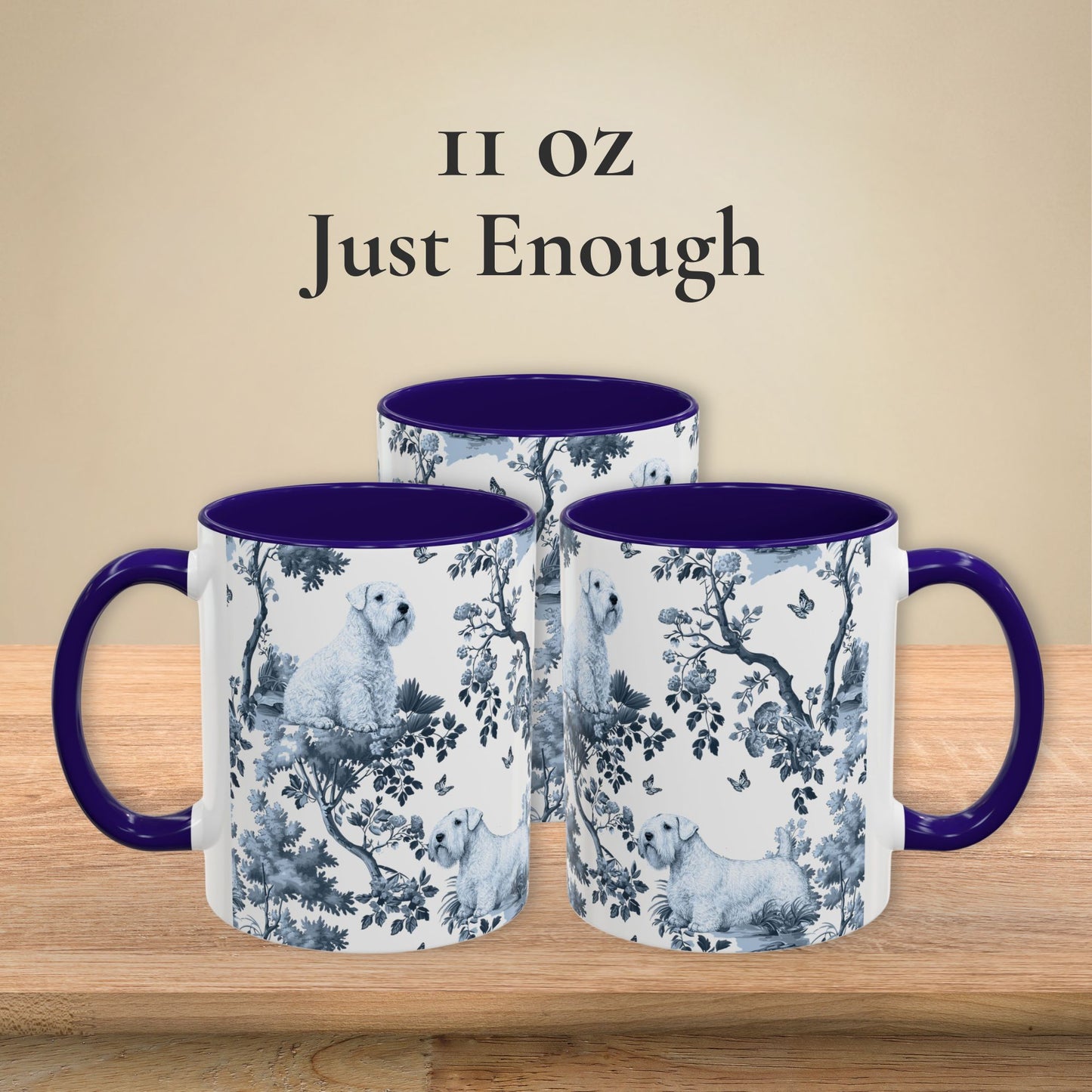 Sealyham Terrier Mug - Toile Pattern