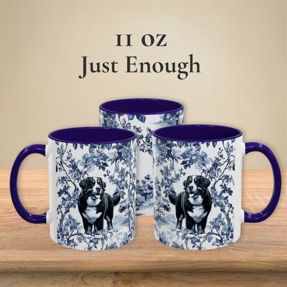 Bernese Mountain Dog Toile Mug