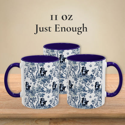 Bernese Mountain Dog Toile Mug