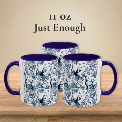 American Eskimo Mug Toile