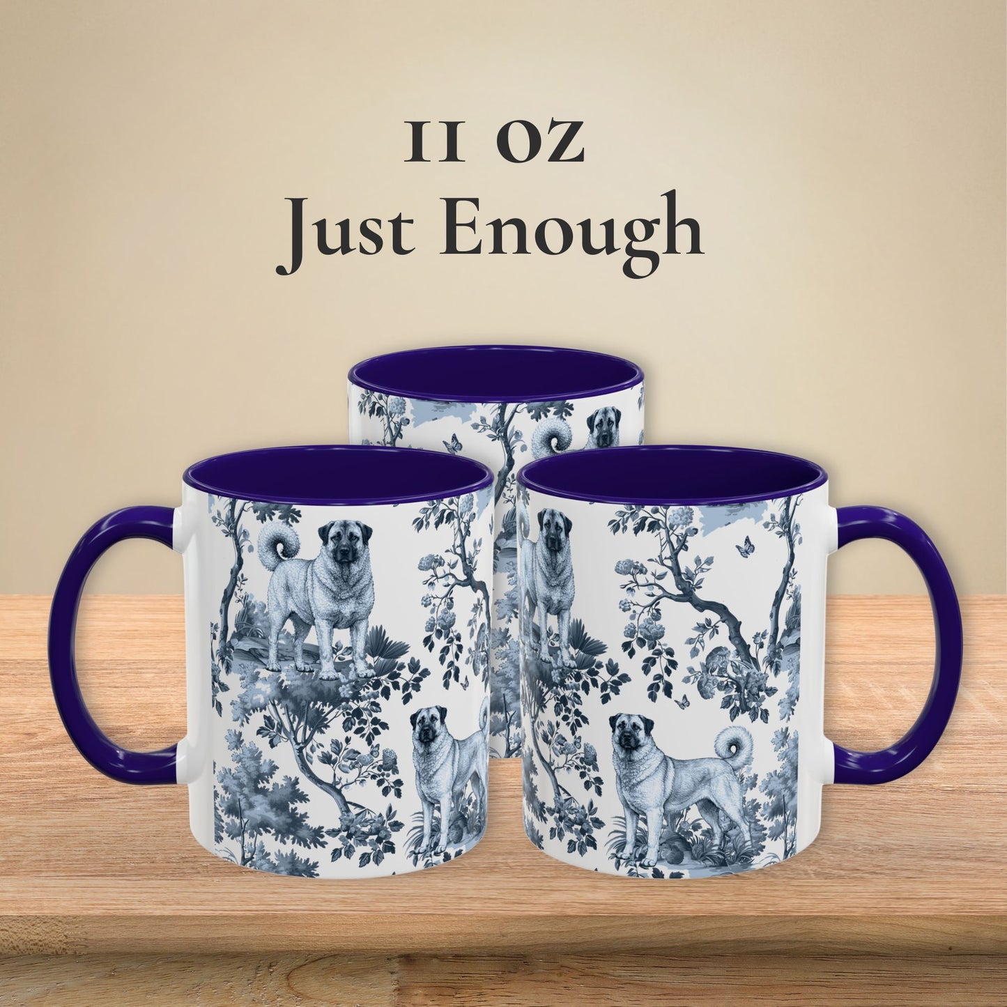 Anatolian Shepherd Mug - Toile Pattern