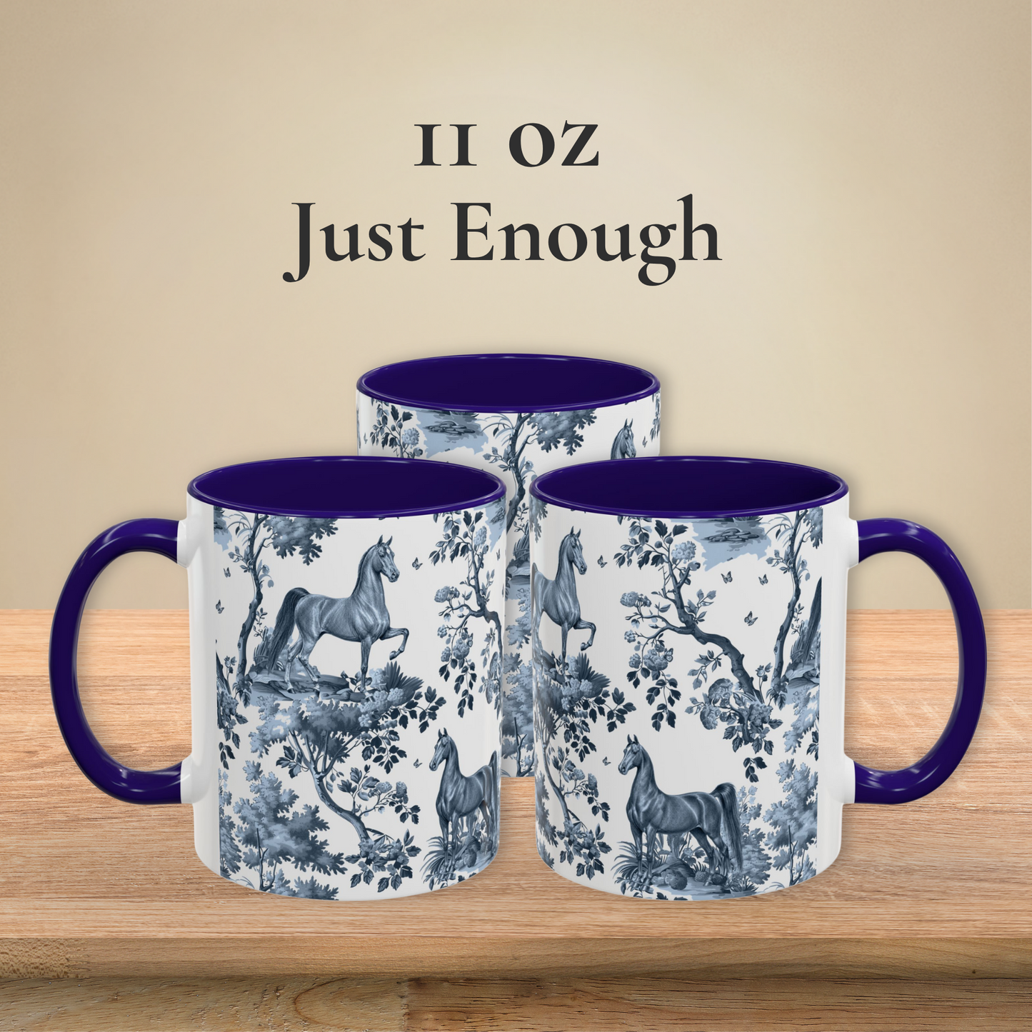 Saddlebred Horse Toile Mug