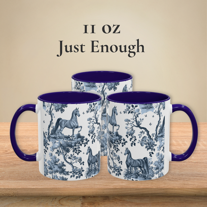 Saddlebred Horse Toile Mug