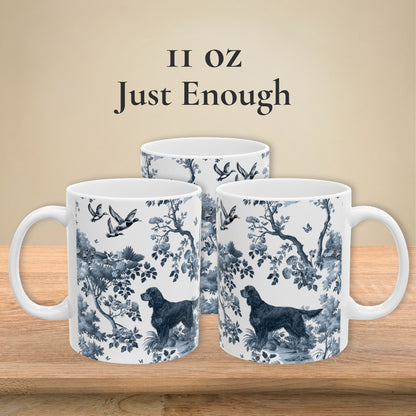 Gordon Setter Mug - Toile Pattern