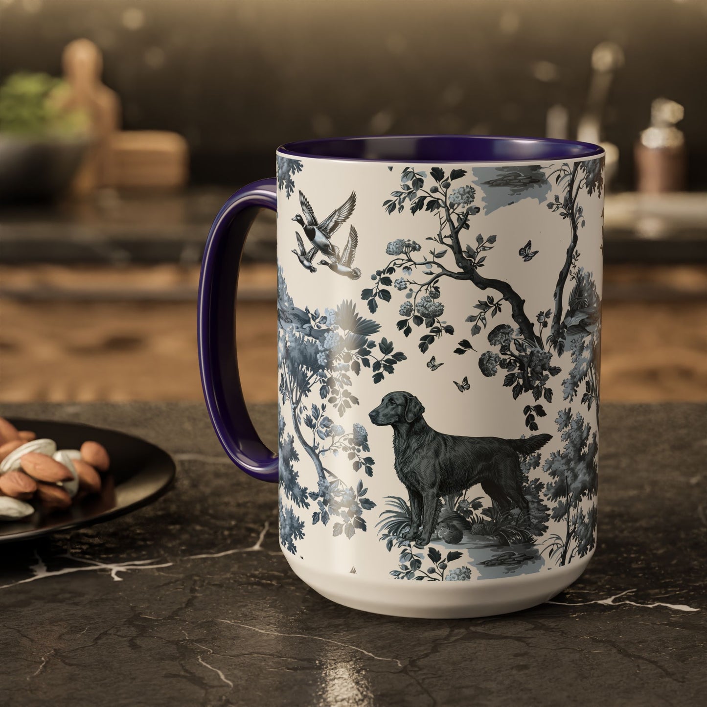 Flat-Coated Retriever Mug - Toile