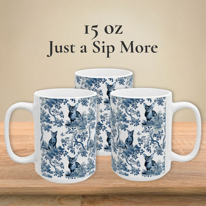 Abyssinian Cat Mug Toile