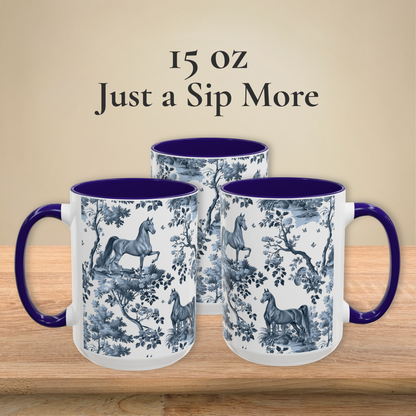 Saddlebred Horse Toile Mug