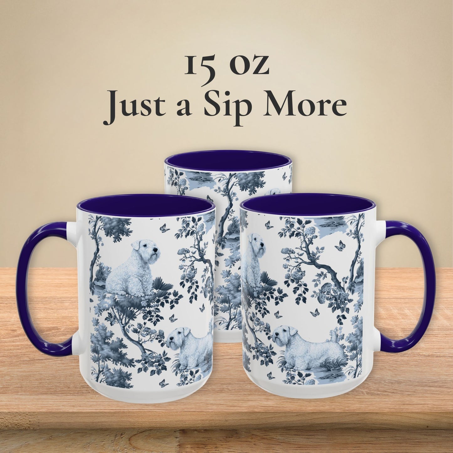 Sealyham Terrier Mug - Toile Pattern