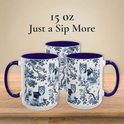 Biewer Terrier Mug - Toile Pattern