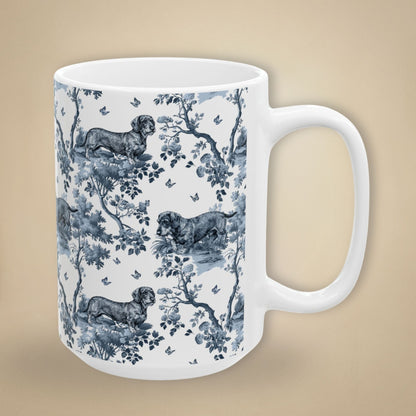Wirehaired Dachshund Mug - Toile