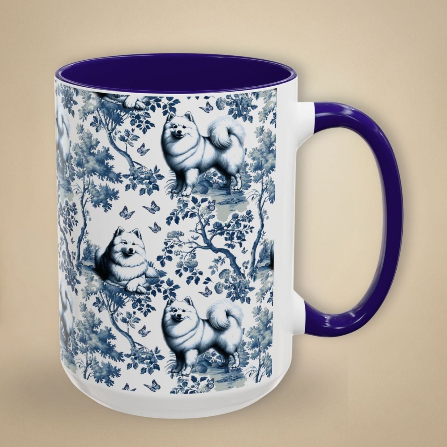 American Eskimo Mug Toile
