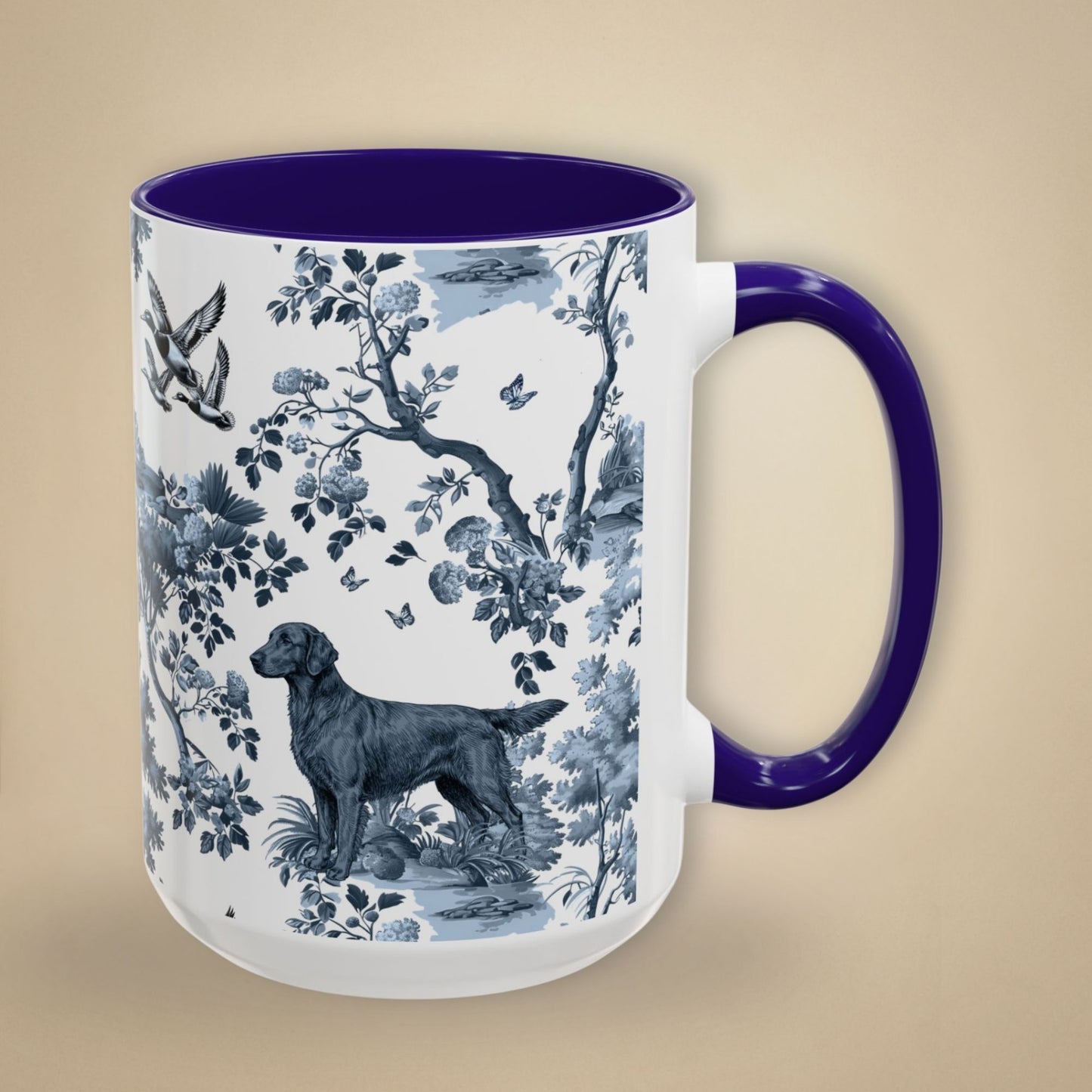 Flat-Coated Retriever Mug - Toile