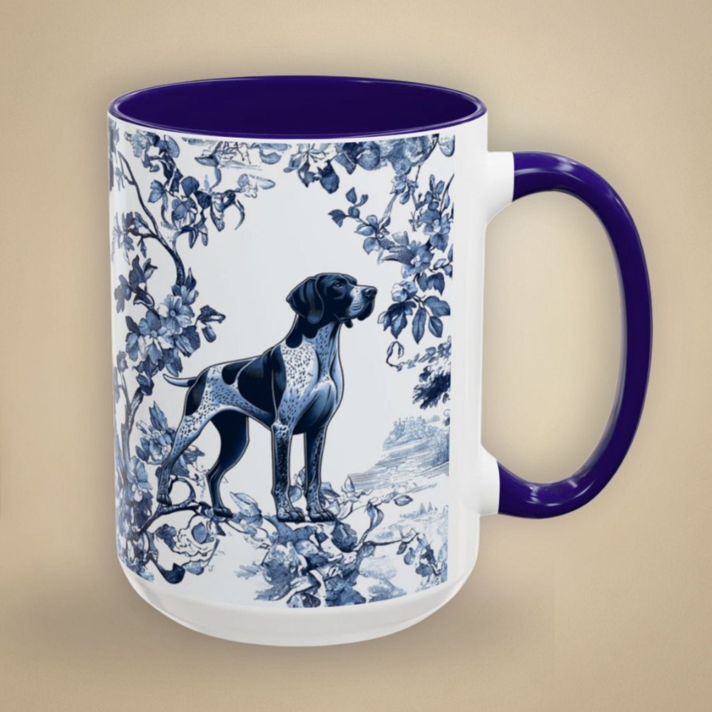 German Shorthaired Pointer Toile Mug