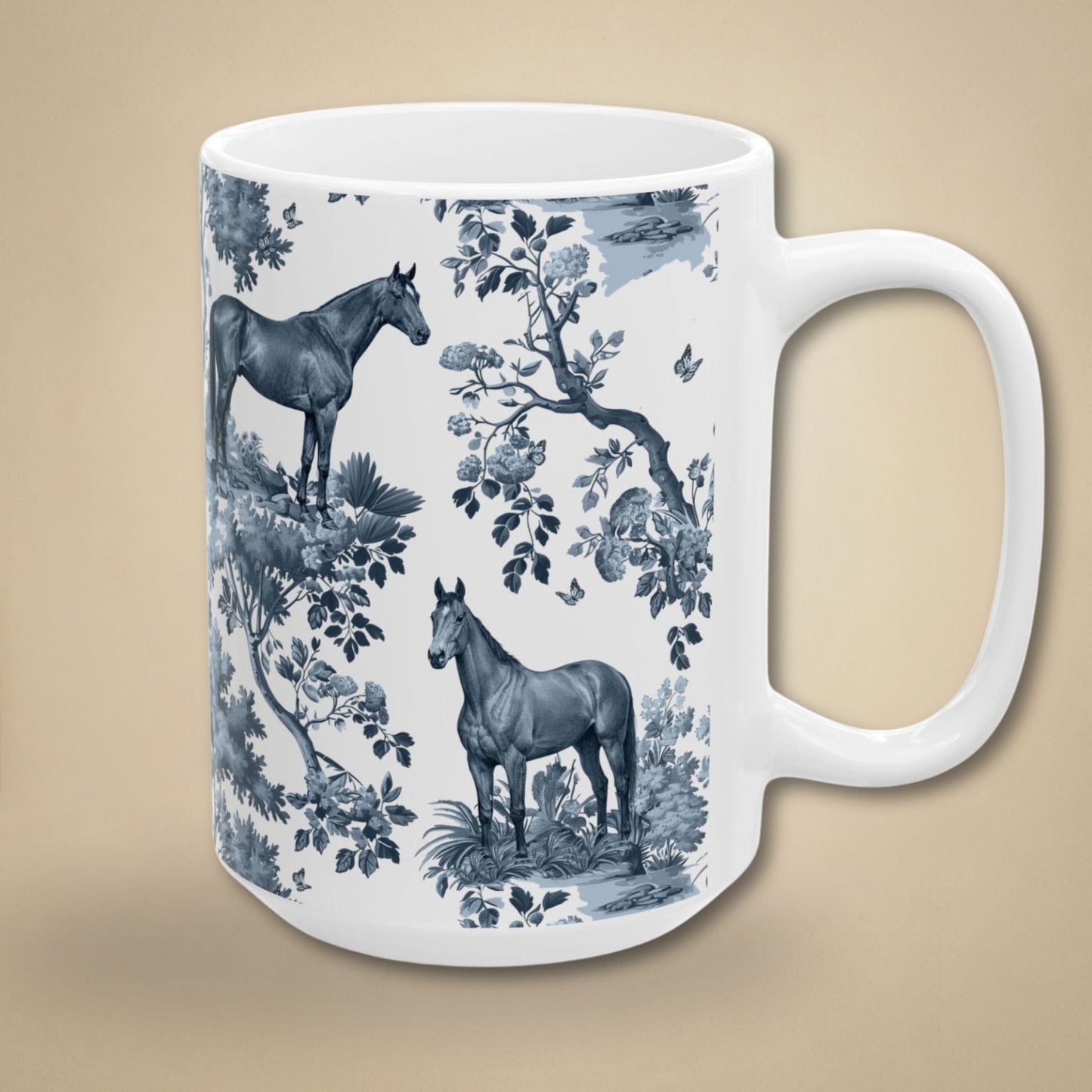 Thoroughbred Horse Mug - Toile