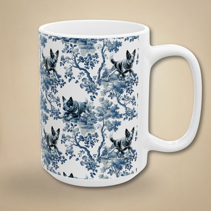 Australian Cattle Dog Toile Mug