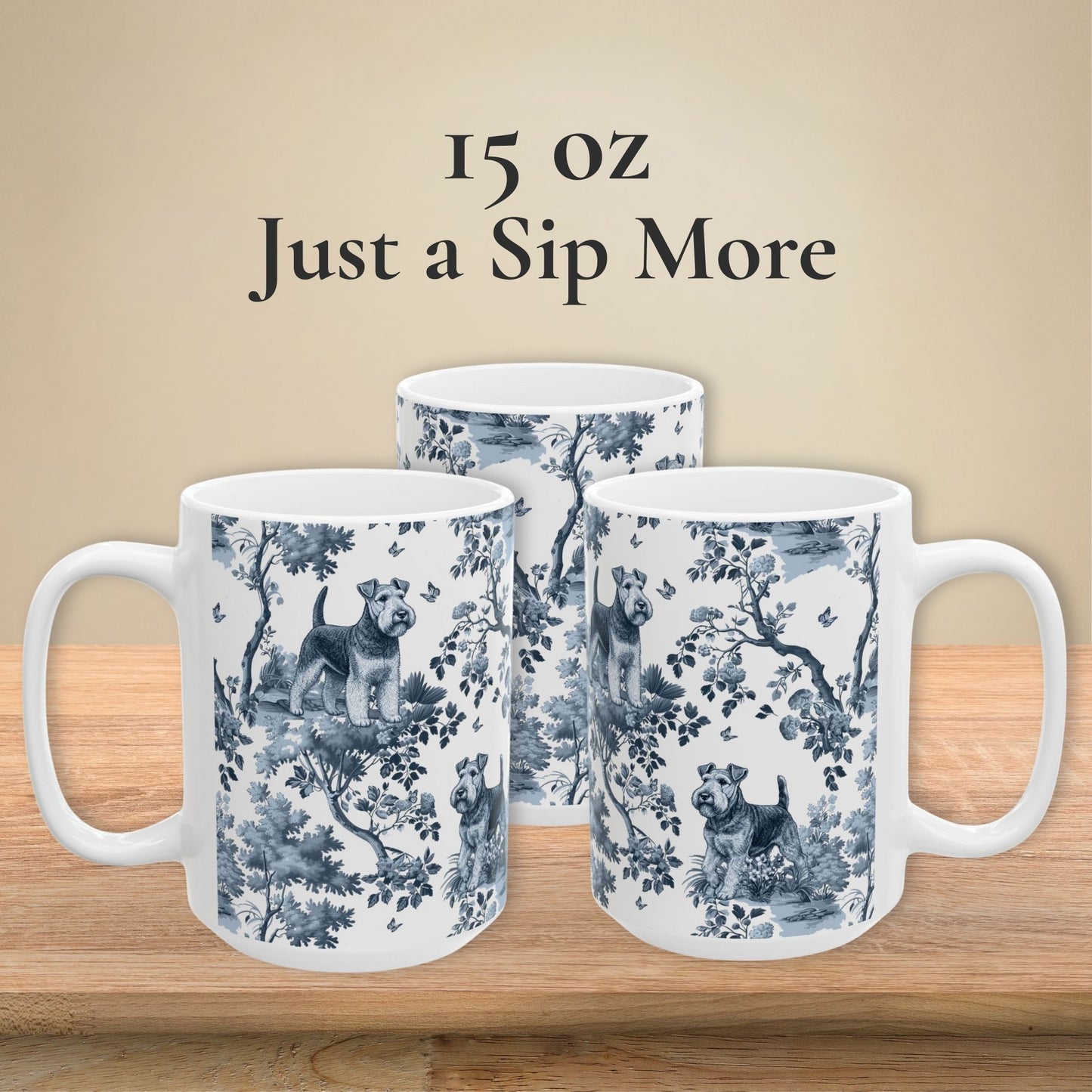 Welsh Terrier Mug - Toile