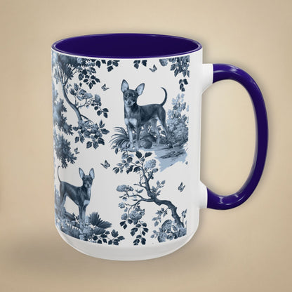 Russian Toy Mug - Toile Pattern
