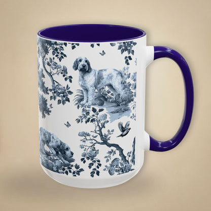 Spinone Italiano Mug - Toile Pattern