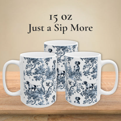 English Pointer Mug - Toile