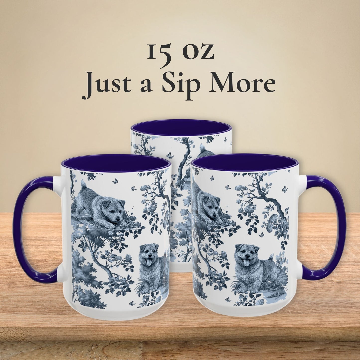 Norfolk Terrier Toile Mug