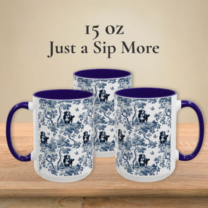 Bernese Mountain Dog Toile Mug