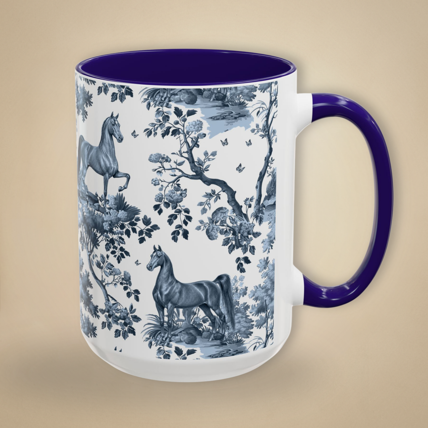Saddlebred Horse Toile Mug