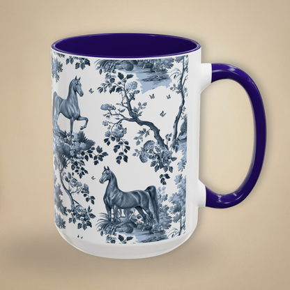 Saddlebred Horse Toile Mug