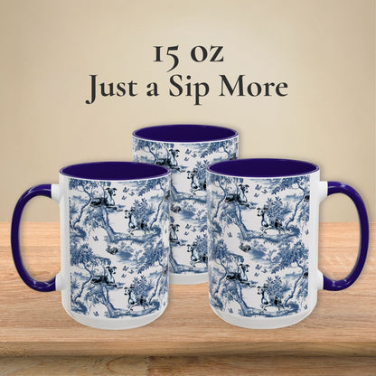 Whippet Toile Mug