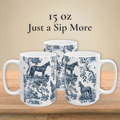 Thoroughbred Horse Mug - Toile