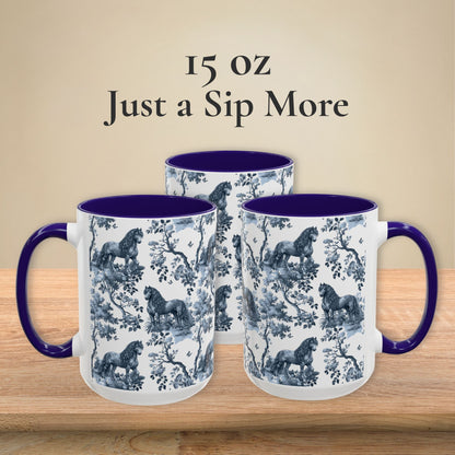 Friesian Horse Toile Mug
