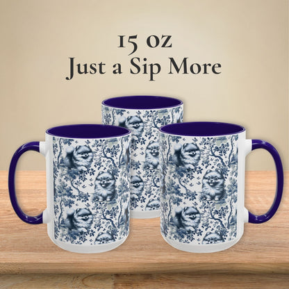 Pomeranian Toile Mug