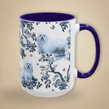 Coton de Tulear Mug - Toile Pattern