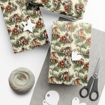 German Shorthaired Pointer Christmas wrapping paper