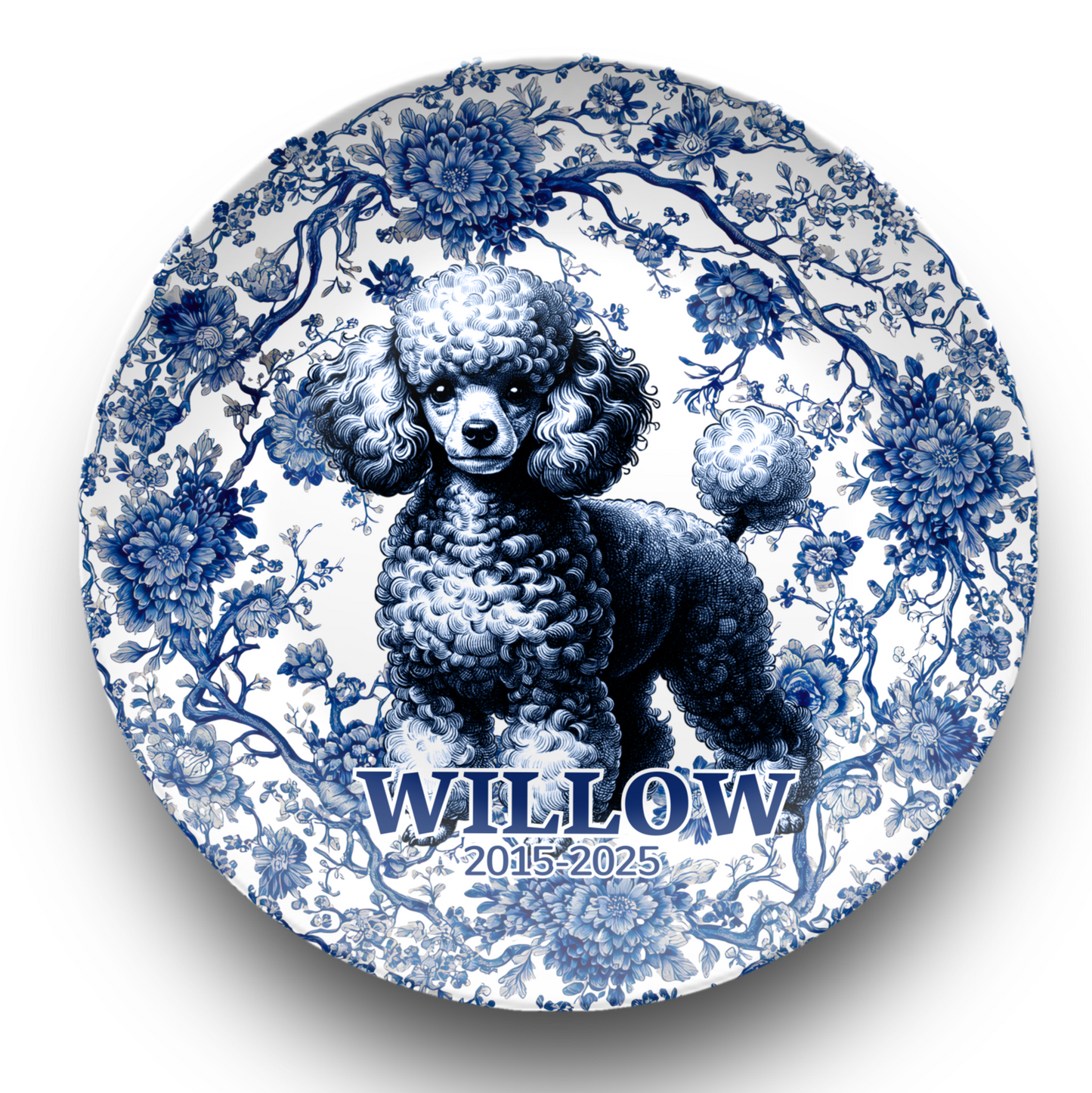 Poodle - Miniature - Personalized Plate