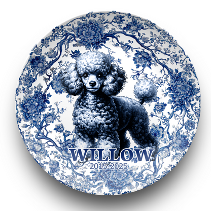 Poodle - Miniature - Personalized Plate