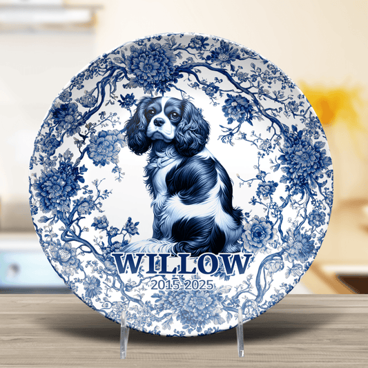 Cavalier Spaniel - Personalized Plate