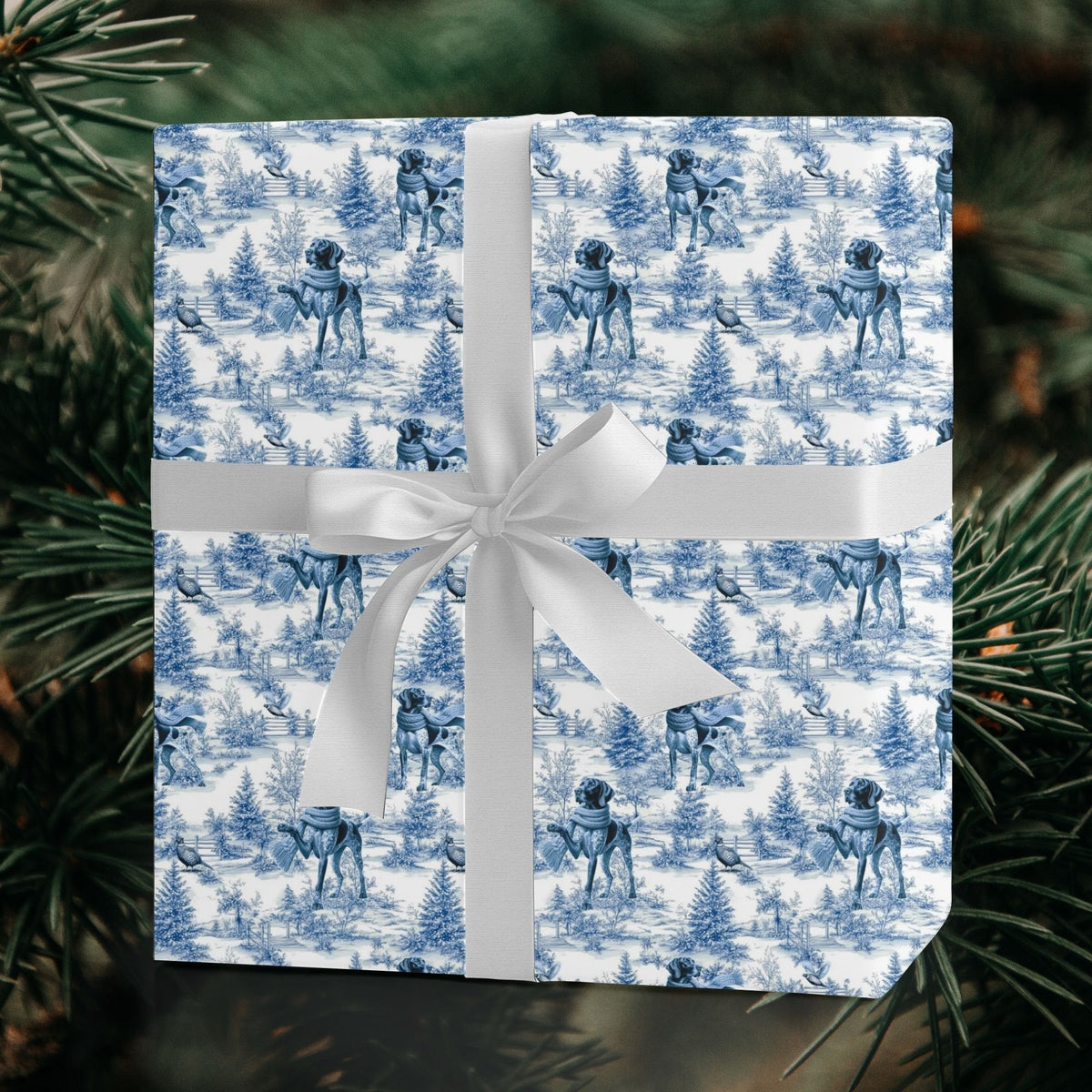 German Shorthaired Pointer Christmas wrapping paper