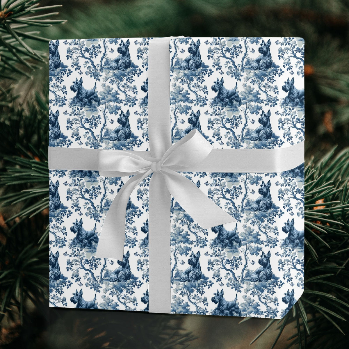 Scottish Terrier Christmas wrapping paper