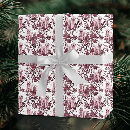 Goldendoodle Christmas wrapping paper