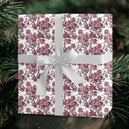 Cavalier King Charles Spaniel Ruby Christmas wrapping paper