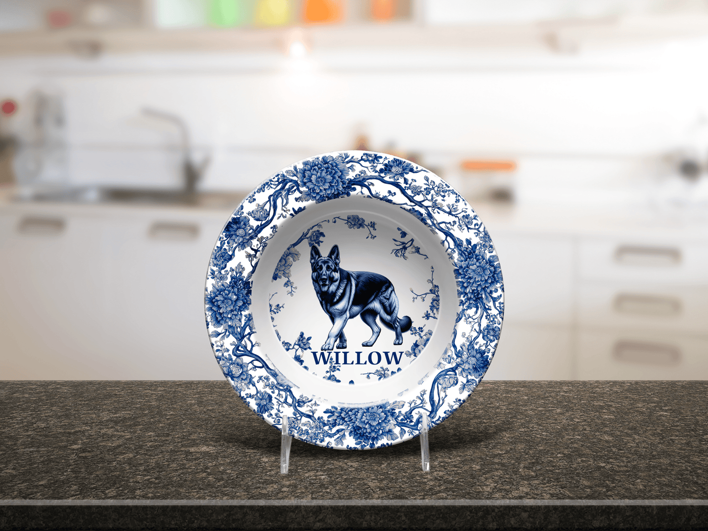 German Shepherd - Personalized Plate