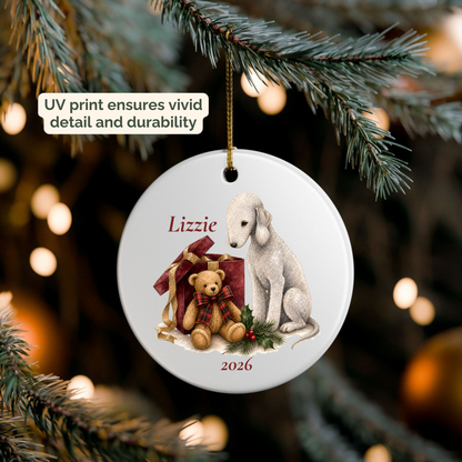 Bedlington Terrier · Bear Necessities Collection · Personalized Ornament
