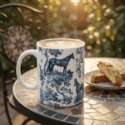 Thoroughbred Horse Mug - Toile