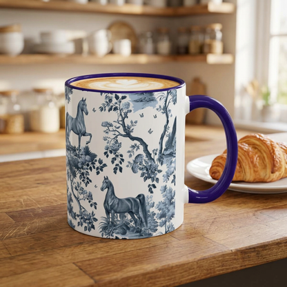 Saddlebred Horse Toile Mug