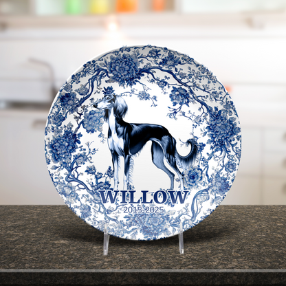 Saluki - Personalized Plate